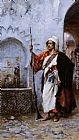 Garreta Paintings - Arab Warrier by Raimundo de Madrazo y Garreta